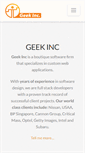 Mobile Screenshot of geekinc.ca